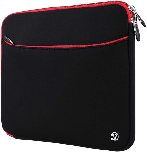 Padded Protective Black Red Neoprene Carrying Case Sleeve for iPad Pro 12.9" 4th 3rd Gen in Kuwait