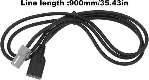 eMagTech 4-Pin Plug Audio Cable Female USB Cable Extension Cable متوافق مع Toyota Camry RAV4 in Saudi Arabia