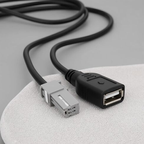 eMagTech 4-Pin Plug Audio Cable Female USB Cable Extension Cable متوافق مع Toyota Camry RAV4 in Saudi Arabia