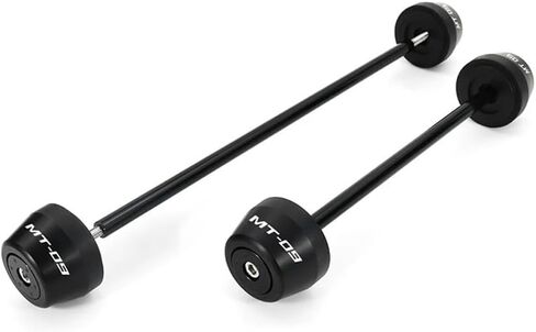 المتزلجون المحور لـ Yam & aha MT-09 MT09 FZ-09 FZ09 2014-2024 دراجة نارية الجبهة والخلفية شوكة المتزلجون تحطم حامي المحور الأمامي الخلفي المتزلجون in Saudi Arabia