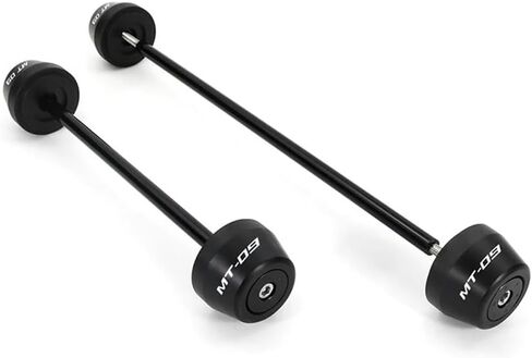 المتزلجون المحور لـ Yam & aha MT-09 MT09 FZ-09 FZ09 2014-2024 دراجة نارية الجبهة والخلفية شوكة المتزلجون تحطم حامي المحور الأمامي الخلفي المتزلجون in Saudi Arabia