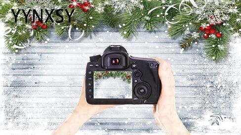 YYNXSY 8X6FT Christmas Theme Background Photography Background Holiday Wood Plank Snowflake Background Wooden Floor Christmas eve Background Home Room Decoration Background Christmas Eve YY-3504 in Saudi Arabia