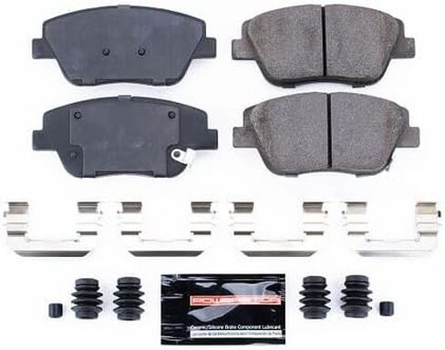 Power Stop Z23-1444 Front Z23 Evolution Sport Carbon Fiber Infused Ceramic Brake Pads with Hardware For Hyundai Sonata 2011-2015, Kia Optima 2011-2016 [Model Specific] in Saudi Arabia