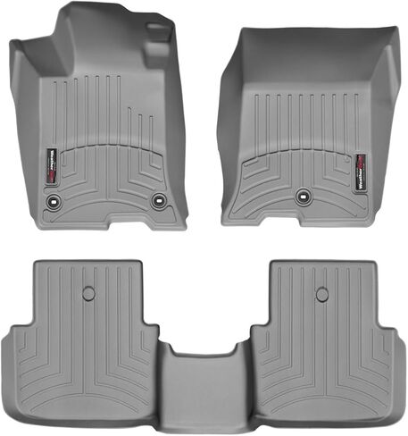 بطانات أرضية مخصصة من Weathertech لسيارة Acura TLX - الصف الأول والثاني (44734-1-2)، أسود in Saudi Arabia