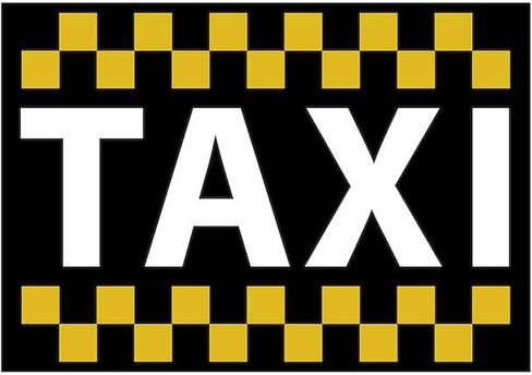 CafePress Taxi Car Magnet 10 X 3 10" x 3", Bumper Magnet in Saudi Arabia