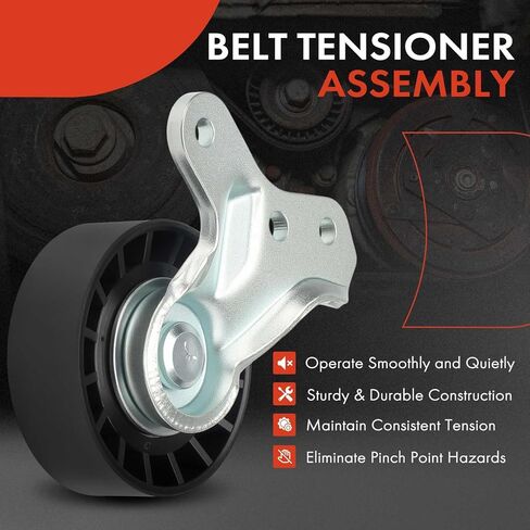 A-Premium Belt Tensioner Assembly with Pulley Compatible with Volkswagen Jetta 2005-2010, Golf 2010-2014, Rabbit 2006-2009 & Audi TT RS Quattro 2012-2013, 2.5L in Saudi Arabia
