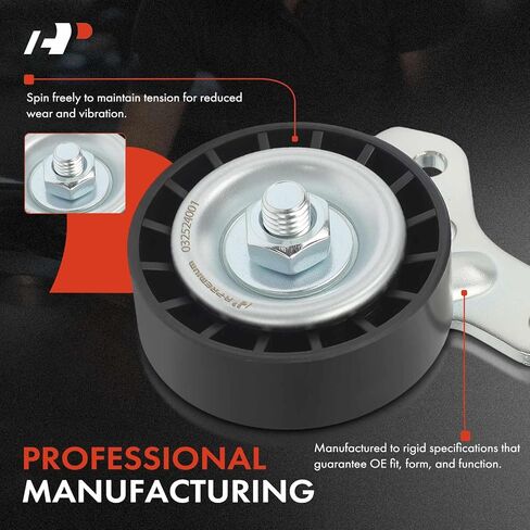 A-Premium Belt Tensioner Assembly with Pulley Compatible with Volkswagen Jetta 2005-2010, Golf 2010-2014, Rabbit 2006-2009 & Audi TT RS Quattro 2012-2013, 2.5L in Saudi Arabia