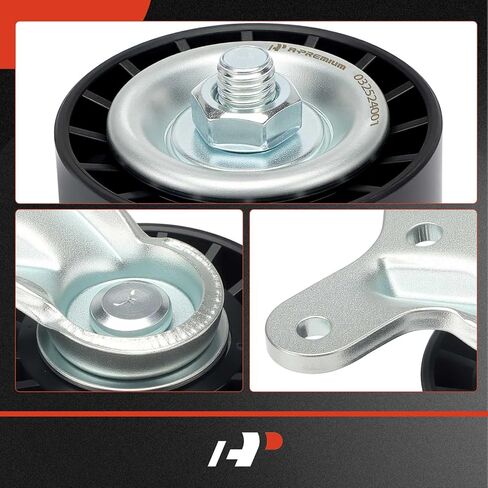 A-Premium Belt Tensioner Assembly with Pulley Compatible with Volkswagen Jetta 2005-2010, Golf 2010-2014, Rabbit 2006-2009 & Audi TT RS Quattro 2012-2013, 2.5L in Saudi Arabia