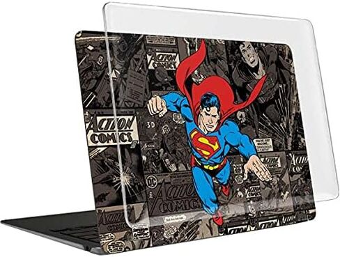 Skinit Case + Skin Compatible with MacBook Air 13in (2020) - Officially Licensed Warner Bros Superman Mixed Media Design in Saudi Arabia