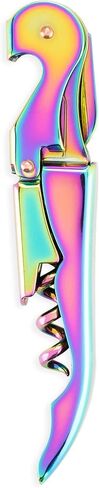 Blush Winged Corkscrew, Iridescent Bottle Opener, Cork Remover, Rainbow Wine Gift Accessory, Mirage, Set of 1 in Saudi Arabia