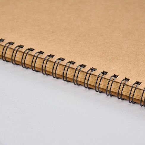 Brown Diary Notebook Planner with 100 Pages/ 50 Sheets, 1 Pack Blank Notebook Journal, 8.26 inch x 5.5 inch in Saudi Arabia