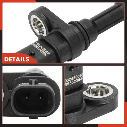 A-Premium ABS Wheel Speed Sensor Compatible with Mercedes-Benz Models - EQB 250 300 350, GLE350, GLE450, GLE53 AMG, GLE580, GLE63 AMG S, Maybach GLS600, Sprinter 2500 3500, CLA250, CLA35 AMG, GLA250 in Saudi Arabia