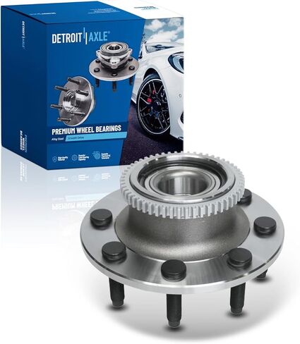 Detroit Axle - RWD Front Wheel Bearing Hub for 2WD 2000 2001 2002 Dodge Ram 2500 3500 [Pick Up] Replacement Wheel Bearing and Hub Assembly in Saudi Arabia