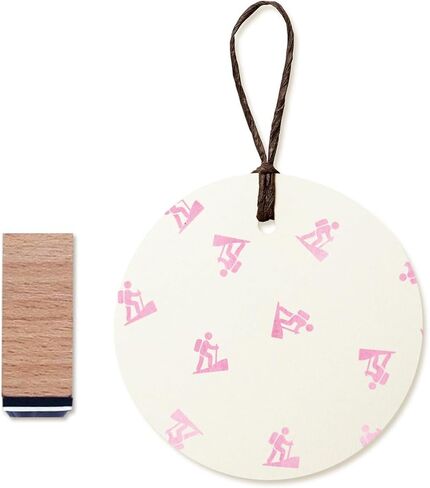 Hiking Rubber Stamp, 3/5 Inch Small Mini Stamp for Scrapbooking Card Making Planner in Saudi Arabia