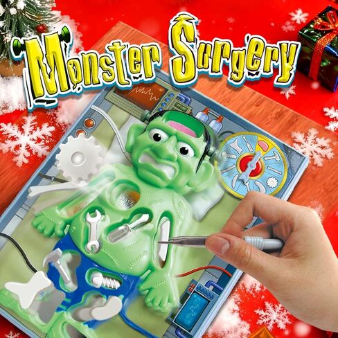 Operated Monster Board Game for Kids Ages 3-8-12 Years Old with Tweezers and Fun Game Pieces, Classic Education Board Game for Single or 2 Player, Popular Gifts for Kids in Saudi Arabia