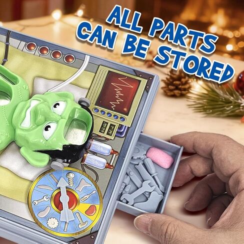 Operated Monster Board Game for Kids Ages 3-8-12 Years Old with Tweezers and Fun Game Pieces, Classic Education Board Game for Single or 2 Player, Popular Gifts for Kids in Saudi Arabia