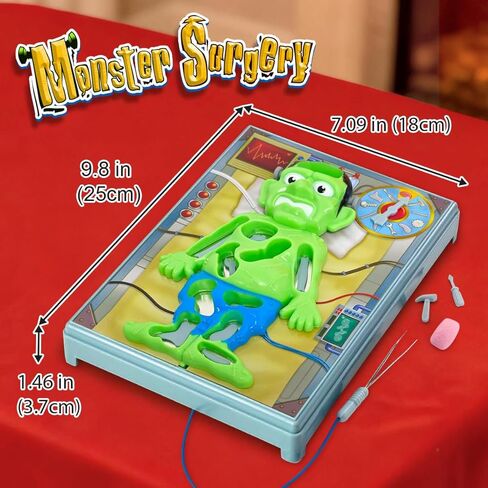 Operated Monster Board Game for Kids Ages 3-8-12 Years Old with Tweezers and Fun Game Pieces, Classic Education Board Game for Single or 2 Player, Popular Gifts for Kids in Saudi Arabia
