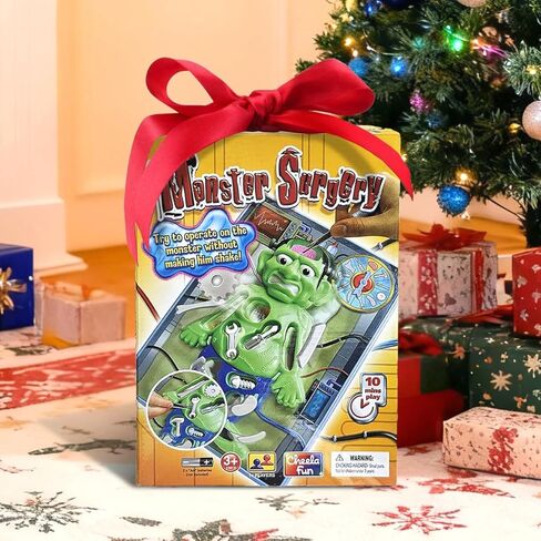 Operated Monster Board Game for Kids Ages 3-8-12 Years Old with Tweezers and Fun Game Pieces, Classic Education Board Game for Single or 2 Player, Popular Gifts for Kids in Saudi Arabia