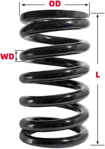 Compression spring 1PCS Large Shock Absorbing Heavy Duty Big Pressure Compression Springs Wire in Saudi Arabia