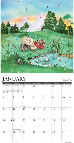 Willow Creek Press, Golf Crazy by Gary Patterson 2026 Wall Calendar, 12'' X 12'', 18-Month Calendar with Stapled Binding in Saudi Arabia