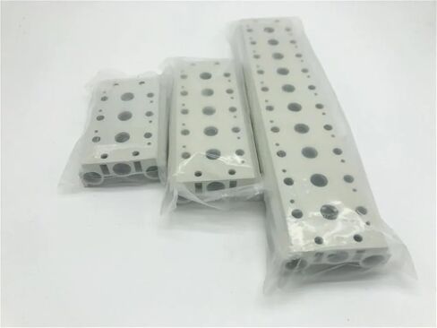 4V210-08 4V210 4V220 Pneumatic Solenoid Valves Air Exhaust Manifold 200M Two Valve Plate Base Manifold(10F) in Saudi Arabia