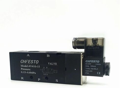 4V410-15 Solenoid Valves 2 Position 5 Port 1/2" Pneumatic Control Valve DC24V AC220V AC110V DC12V AC24V(AC24V) in Saudi Arabia