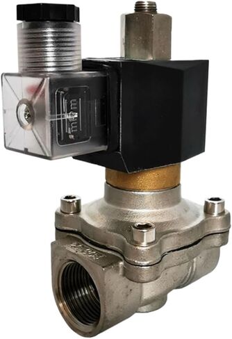 1inch Normallly Opened Solenoid Valve Water 12v 24v Stainless Steel 2 Way Direct Acting for Gas Water Oil(BSP_110VAC) in Saudi Arabia