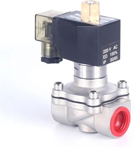 DN32 1-1/4" 220v Normally Open Water Solenoid Valve Low Pressure Stainless Steel(BSP_24VAC) in Saudi Arabia