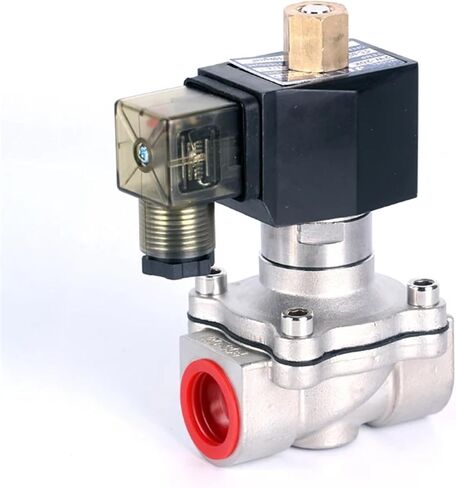 DN32 1-1/4" 220v Normally Open Water Solenoid Valve Low Pressure Stainless Steel(BSP_24VAC) in Saudi Arabia
