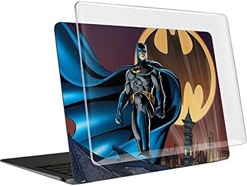 حافظة Skinit + غلاف متوافق مع جهاز MacBook Air 13in M1 (2021) - تصميم Warner Bros Batman in The Sky المرخص رسميًا in Saudi Arabia