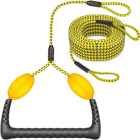 SELEWARE 24 ft & 26 ft Heavy Duty Boat Tow Harness, Boat Tow Ropes with Stainless Steel Hooks, Pulley and Float, Heavy Duty Self Centering Tow Harness for Tubing, Water Skiing, Wakeboarding and More in Saudi Arabia