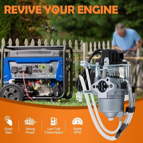 Huayi Carburator 7DX-E4101-11-00 متوافق مع مولد Yamaha EF2000IS EF2000ISC EF2000ISCH EF2000 استبدال 7DX-E4101-10-00 in Saudi Arabia