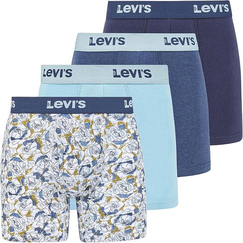 Levi's Mens Boxer Briefs Breathable Stretch Underwear 4 Pack in Saudi Arabia