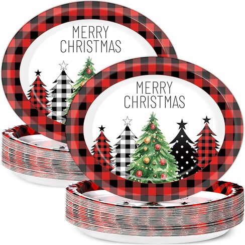 50Pcs Lavender Party Oval Plates 11 Inch Purple Lavender Paper Plates Summer Blooming Floral Butterfly Dinnerware Platter Dish Tray for Birthday Wedding Party Table Decoration for 50 Guests in Kuwait