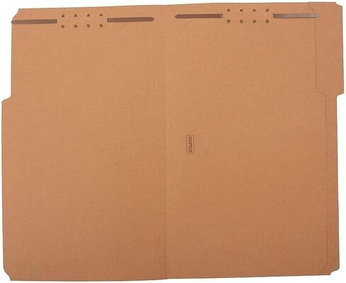 Staples 831057 Reinforced Fastener Folder Legal Size Manila 50/Box in Saudi Arabia