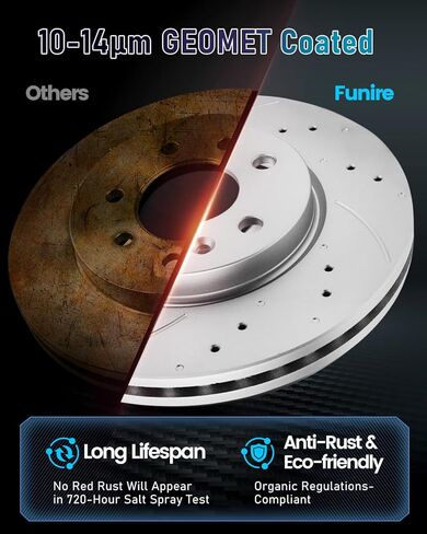 مجموعة دواسات الفرامل الأمامية والدوارات 31270 & D817-7691/275 مم (10.8 بوصة) متوافقة مع 2005-2010 Sci0-n- tC|2000-2005 T-0y0ta- Celica in Kuwait