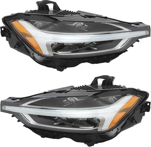 Eapmic For 2018-2022Volvo XC60 LED Headlights Assembly, Passenger and Driver Side Headlamps, 22/23-Pin Connectors Only, OE 31689323 &31689322 in Saudi Arabia