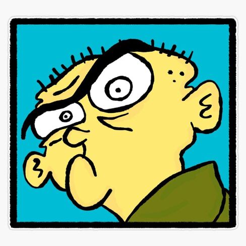 ملصق Angry Ed Meme - Ed، EDD N Eddy ملصق فينيل ممتص للصدمات مقاوم للماء 5 بوصة in Kuwait