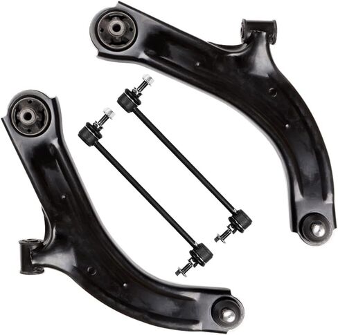 SCITOO 4pcs Front Suspension Kit Lower Control Arm Sway Bar End Links Fit 2009-2013 For Nissan Cube 2007-2012 For Nissan Versa in Saudi Arabia