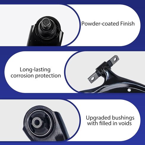 10 قطعة طقم التعليق الأمامي ذراع التحكم السفلي مع البطانات الكروية المشتركة Sway Bar Link Tie Rod استبدال لـ 2008-2013 Nissan Rogue 2014-2015 Rogue Select K621452 K621453 MS30194 MS30195 in Saudi Arabia