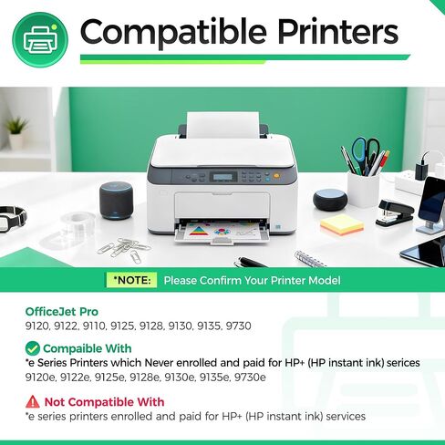 936e 936XL High Yield Ink Cartridges with Chip Combo 4-Pack Replacement for HP 936 936e Ink Works with HP OfficeJet Pro 9125e 9135e 9110b 9128e 9130b 9122e 9120e Wide Format 9730e Printers Black Color in Saudi Arabia