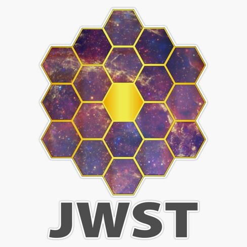 MAGNET James Webb Space Telescope - Magnetic Vinyl Sticker Decal Magnet 5" in Saudi Arabia