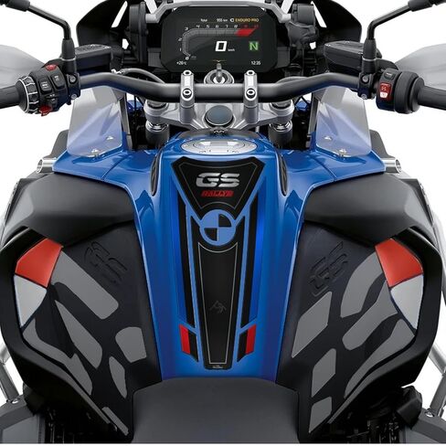 Motorcycle 3D Stickers Compatible with BMW R 1250 GS Adventure 2021-2024. Tank Protector Protection from Impact and Scratches. Resin Stickers - Made in Italy (Rallye) in Saudi Arabia