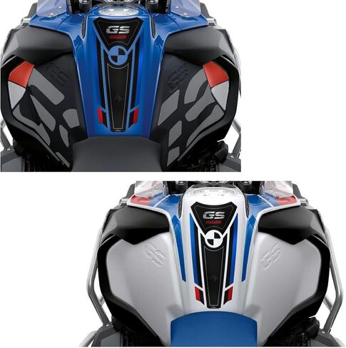 Motorcycle 3D Stickers Compatible with BMW R 1250 GS Adventure 2021-2024. Tank Protector Protection from Impact and Scratches. Resin Stickers - Made in Italy (Rallye) in Saudi Arabia