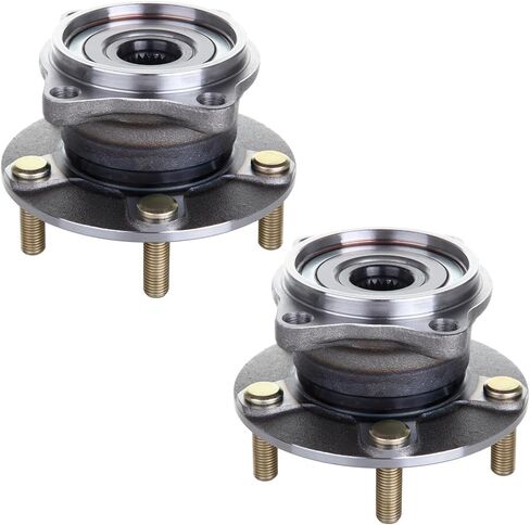SCITOO Wheel Bearing and Hub Assembly Replaces 512291 Rear fit for Mitsubishi Endeavor 2004-2008, for Mitsubishi Endeavor 2010-2011 Hub Bearing Assembly 5 Lugs Non-ABS [2pc], only for AWD in Saudi Arabia