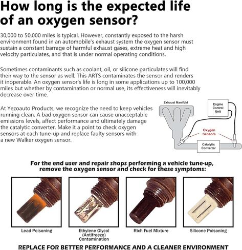 Set of 4 O2 Oxygen Sensor Upstream Downstream Compatible with Chrysler 300 05-12; Aspen 07-09 & Dodge Avenger 08-10 & Commander 06-10 & Ram 1500 11-14 & More Replace# 56028994AA in Saudi Arabia