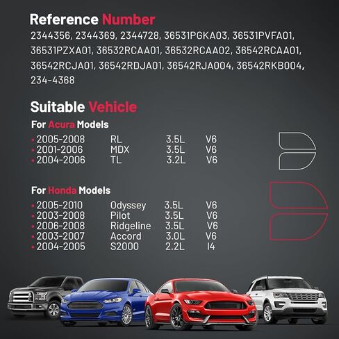 مستشعر الأوكسجين BDFHYK المصب O2، متوافق مع Ford متوافق مع Acura RL، متوافق مع Honda Odyssey، 2344356، 2344369، 2344728 استبدال قطعة واحدة in Saudi Arabia