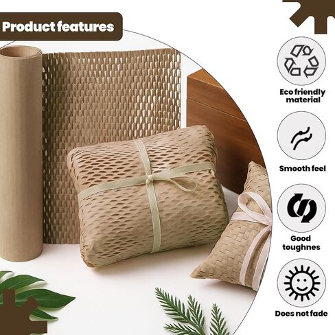 Brown Wrapping Paper, Brown Kraft Paper Roll for Moving, Products, 11.8in W x 32.8ft L in Saudi Arabia