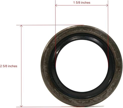 The ROP Shop 24 Pack - Double Lip Grease Seal 1.719" x 2.565" for Dexter 10-19, 010-019-00 in Saudi Arabia