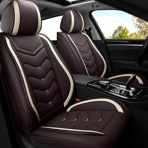 Car Seat Covers for Ford Bronco 2021-2025, Premium Nappa Leather Car Seat Cover, Stylish Sport Seat Covers， Automobile Seat Cover Sets.(Standard 2 Seats/Pure Black) in Saudi Arabia
